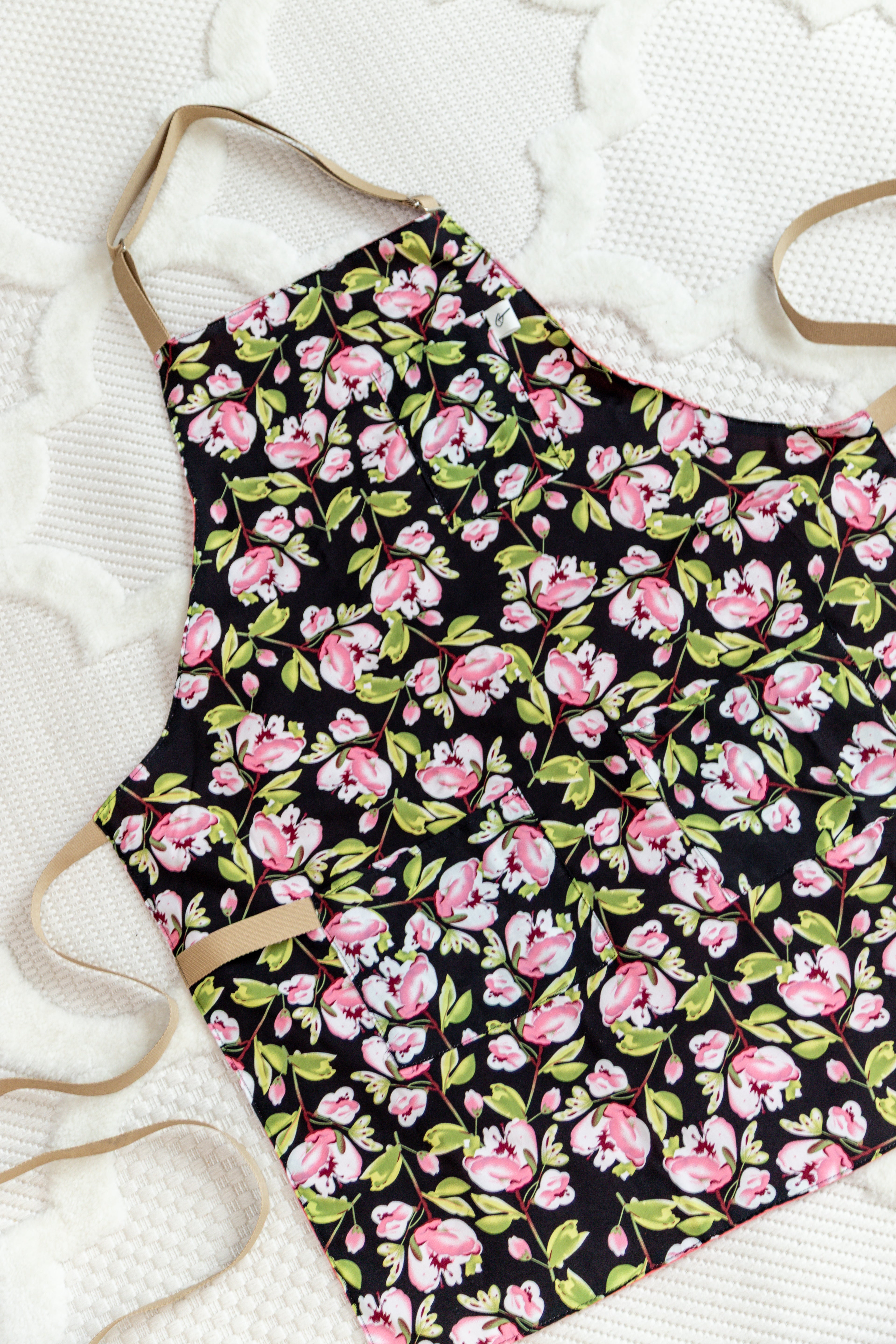 The Midnight Bloom Apron