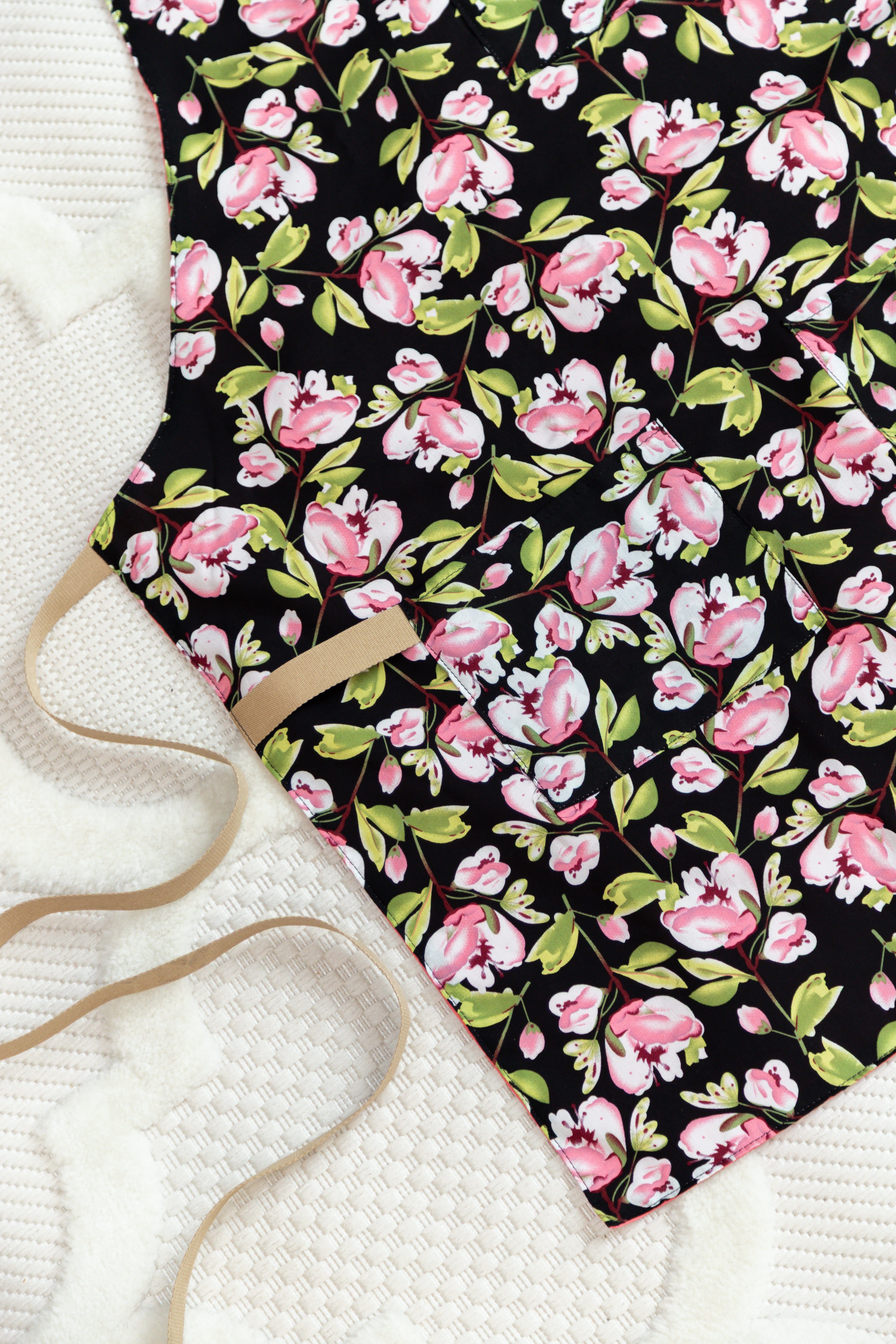 The Midnight Bloom Apron