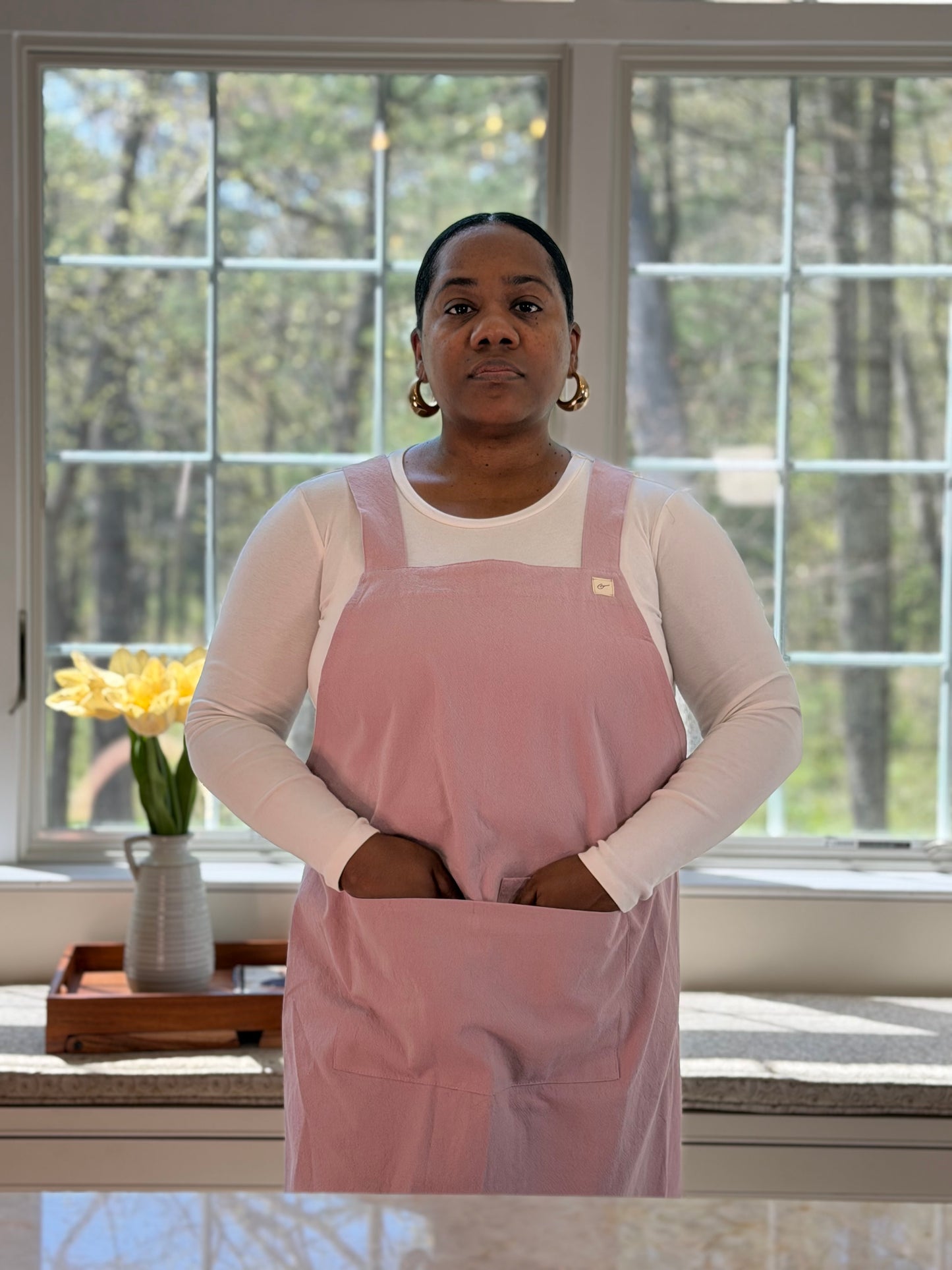 Rustic Rose Smock Apron