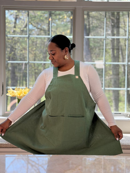 Garden Green Smock Apron