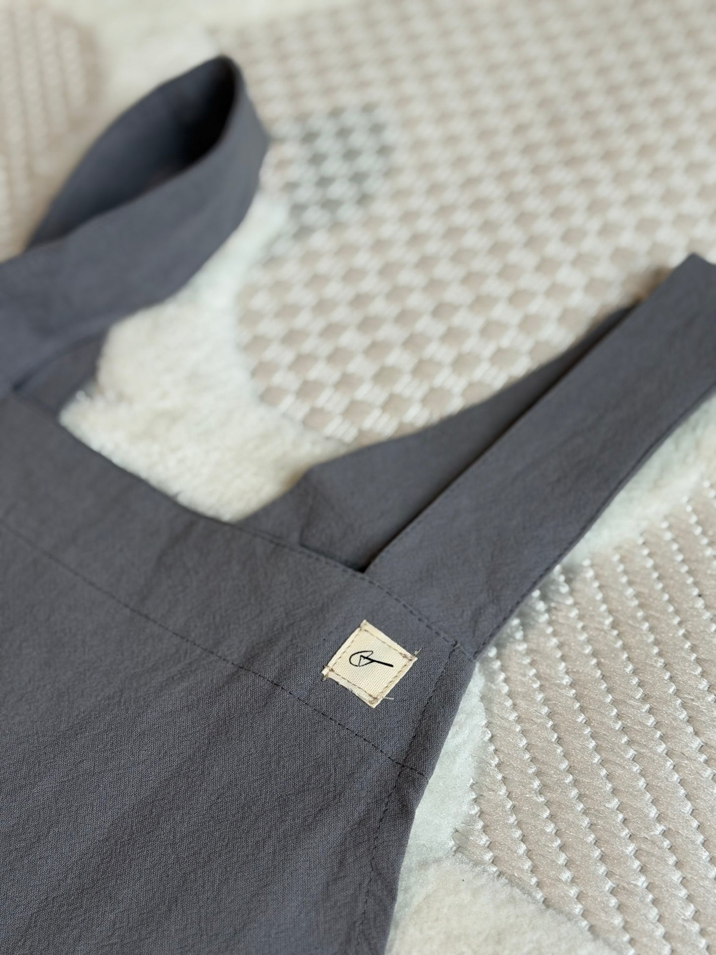 Granite Grey Smock Apron